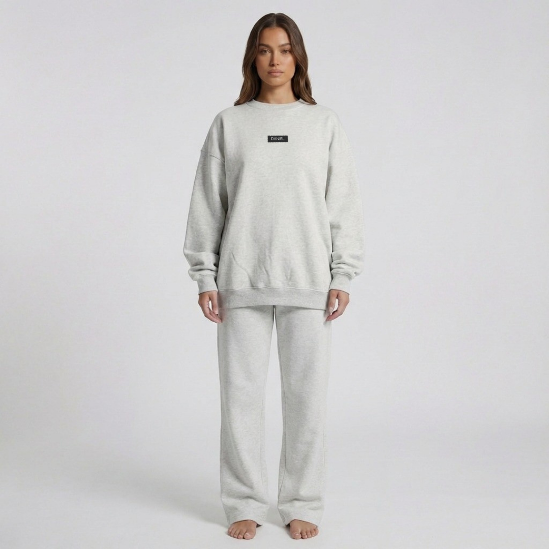 Daniel Wear Oversized Fleece Sweatshirt – Women