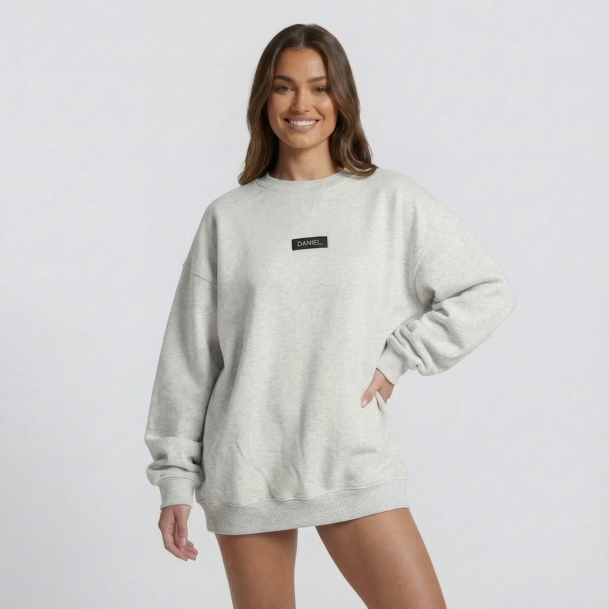 Daniel Wear Oversized Fleece Sweatshirt – Women
