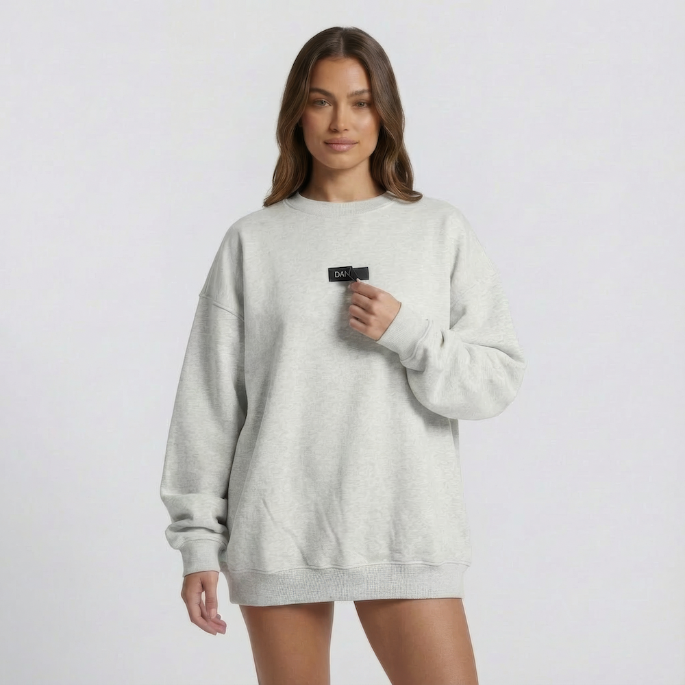 Daniel Wear Oversized Fleece Sweatshirt – Women